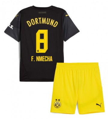 Borussia Dortmund Felix Nmecha #8 Borta Kläder Barn 2024-25 Kortärmad (+ Korta byxor)